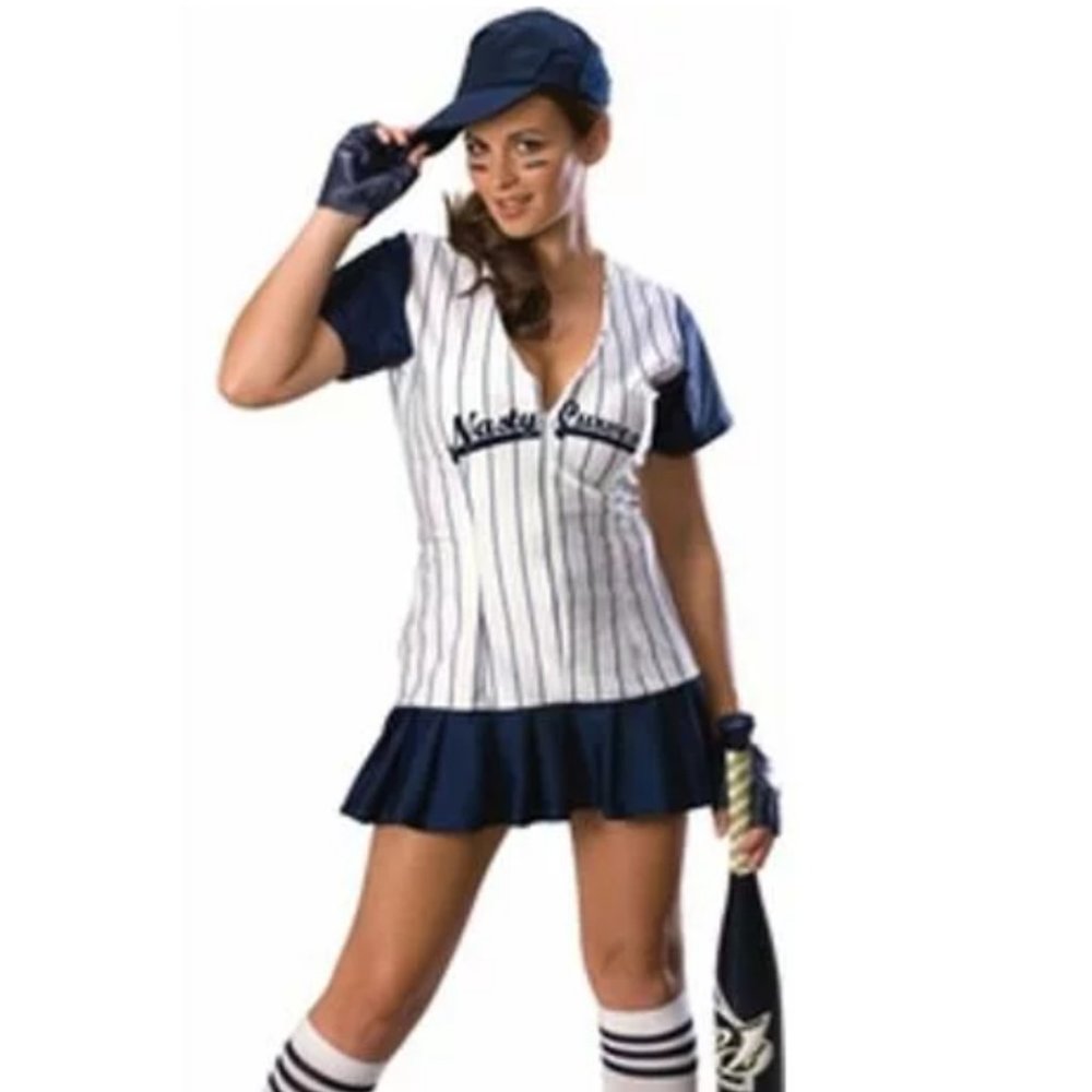 Women's Baseball Halloween Dress Costume